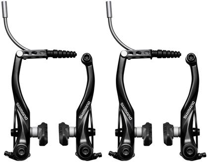 Imagem de Par Freio Shimano Alivio V-Brake BR-T4000 Dianteiro/Traseiro