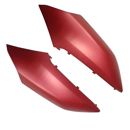 Imagem de Par Guia Ar Aba Tanque Superior Fazer 250 Fz25 Vermelho Fosco 2018 2019