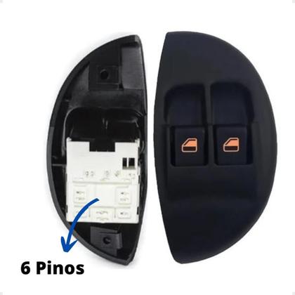 Imagem de Par Interruptor Vidro Elétrico Palio Young Fire Siena Strada