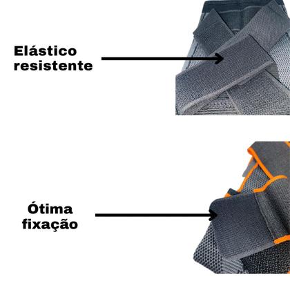 Imagem de Par Joelheira Compressão Tensor Perna  Alivia Dores Tamanho  Único 