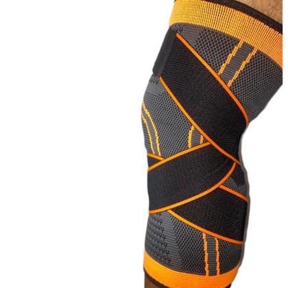 Imagem de Par Joelheira Compressão Tensor Perna  Alivia Dores Tamanho  Único 