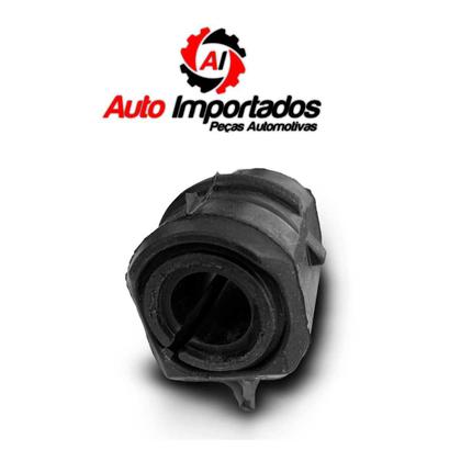 Imagem de Par Kit Bucha Barra Estabilizadora Dianteira Chevrolet Onix 2013 2014 2015 2016 2017 2018 2019 19mm