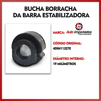 Imagem de Par Kit Bucha Barra Estabilizadora Suspensão Dianteira Audi A4 Avant 1998 1999 2000 2001 2002 2003 2004 2005