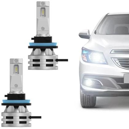 Imagem de Par Lâmpada Haloway LED Fog H8 H11 H16 Luz Branca Fria 12/24V 24W 6500K