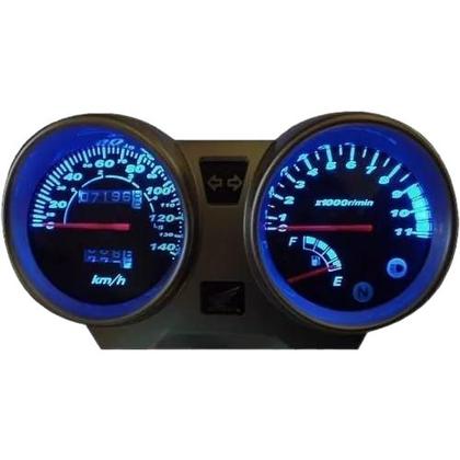 Imagem de Par Lâmpada Led Azul Painel Moto Honda Yamaha Suzuki Dafra