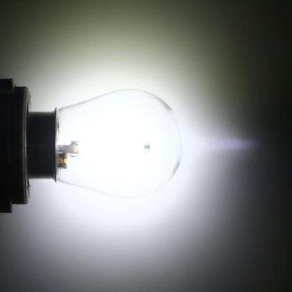 Imagem de Par Lâmpada Led Cob 2 Polos Filamento Vidro Lanterna Freio