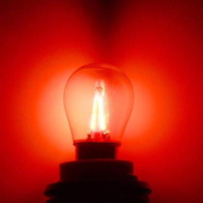 Imagem de Par Lâmpada Led Cob 2 Polos Filamento Vidro Lanterna Freio