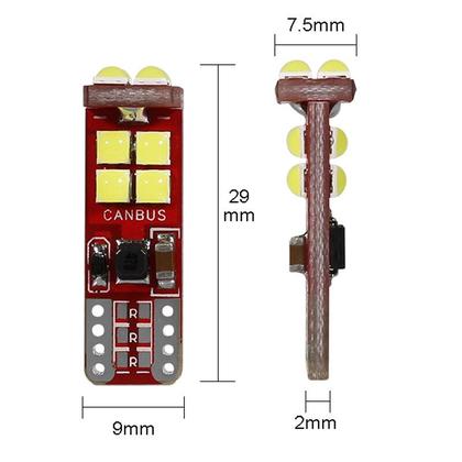 Imagem de Par Lâmpada Pingo T10 12 Leds Cree Canbus Canceller 12v/24v