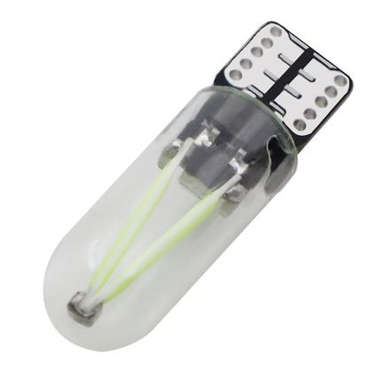 Imagem de Par Lâmpada T10 Led Cob Pingo Filamento De Vidro Farolete