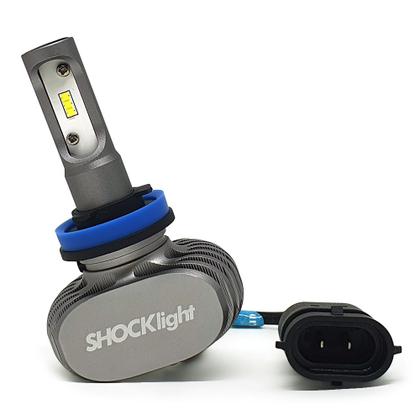Imagem de Par Lâmpadas H11 Farol Milha Onix Ultra Led Shocklight 10000 Lumens Forte Branco Efeito Xenon 2012 2013 2014 2015 2016