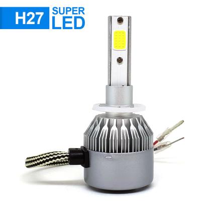 Imagem de Par Lâmpadas H27 Farol Milha Kia Sorento 2004 2005 2006 2007 2008 Super Led C6 6000k 7200 Lumens Branco Frio Efeito Xenon