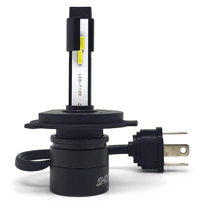 Imagem de Par Lâmpadas H4 Farol Alto Baixo Prisma 2006 2007 2008 2009 2010 2011 2012 Super Led Mini Nano 6000k Sem Adaptar Shocklight S14