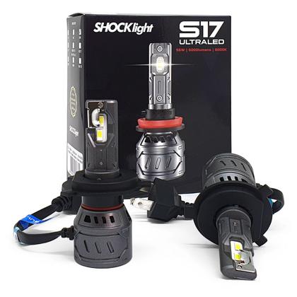 Imagem de Par Lâmpadas H4 Farol Alto Baixo Prisma Ultra Led 10000 Lumens Canbus Canceller Branco Forte 2006 2007 2008 2009 2010 2011 2012