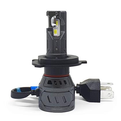 Imagem de Par Lâmpadas H4 Farol Alto Baixo Prisma Ultra Led 10000 Lumens Canbus Canceller Branco Forte 2006 2007 2008 2009 2010 2011 2012
