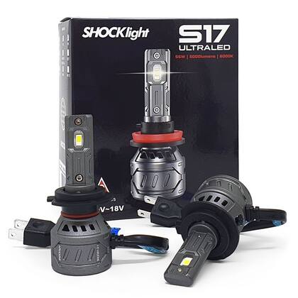 Imagem de Par Lâmpadas H7 Farol Baixo Spacefox Ultra Led 10000 Lumens Canbus Canceller Não Acusa 2010 2011 2012 2013