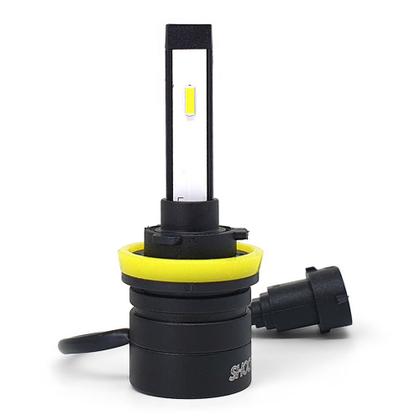 Imagem de Par Lâmpadas H8 Farol Milha Onix 2011 2012 2013 2014 Super Led Mini Nano 6000k Branco Frio Efeito Xenon Pequeno Top