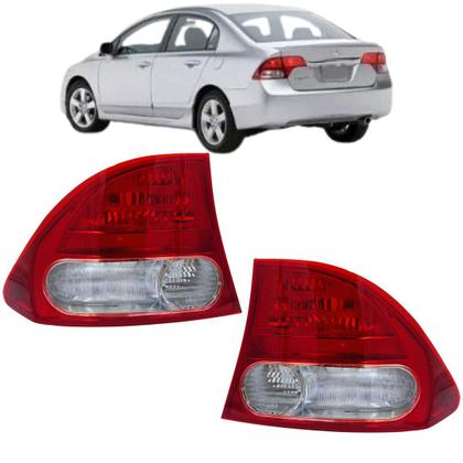 Imagem de Par Lanterna Honda New Civic 2007 2008 2009 2010 2011