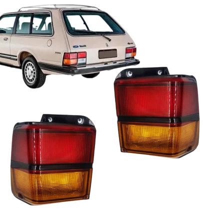 Imagem de Par Lanterna Traseira Belina Scala 1983 Á 1991 Canto Ambar