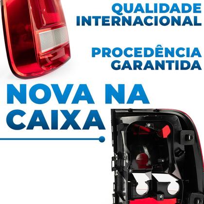 Imagem de Par Lanterna Traseira VW Saveiro G7 2017 2018 2019 2020 2021 2022 2023