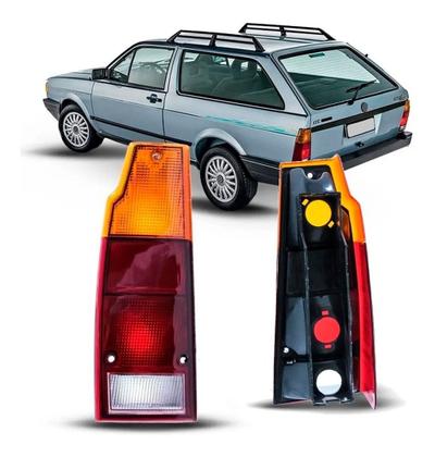 Imagem de Par Lanternas Traseira Parati  Saveiro / 1983 A 1997  Esquerdo (Motorista)  Direito (Passageiro)