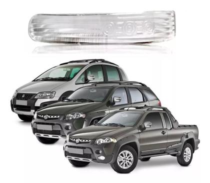 Imagem de Par Lente Pisca Seta Retrovisor Fiat Strada Adventure 2012