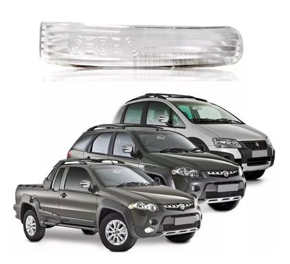 Imagem de Par Lente Pisca Seta Retrovisor Fiat Strada Adventure 2012