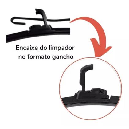 Imagem de Par Limpador Parabrisa Renault Duster 2011 a 2019 Silicone