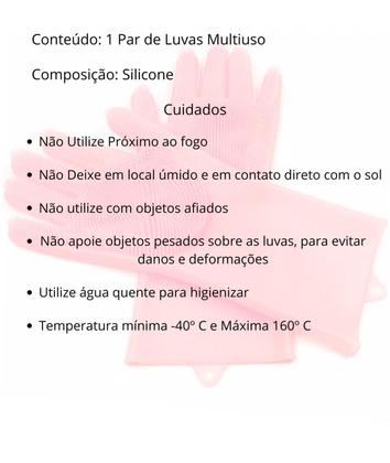 Imagem de Par Luva Mágica Lava Louça Pet Esfrega Sem Esponja Multiuso