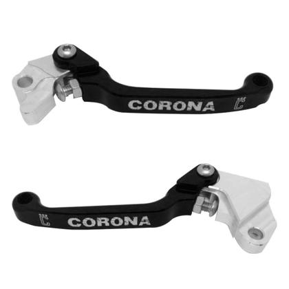 Imagem de Par Manete Retrátil Corona Crf 230 Crf 250f Com Manopla Biker