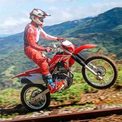 Imagem de Par Manete Retrátil Reforçada Br Parts Crf 230 07 Crf 250f