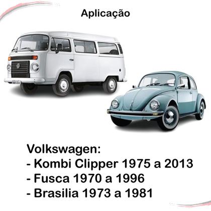 Imagem de Par Manivela Eleva Vidro Preta Fusca 70 A 96 Kombi 75 A 13