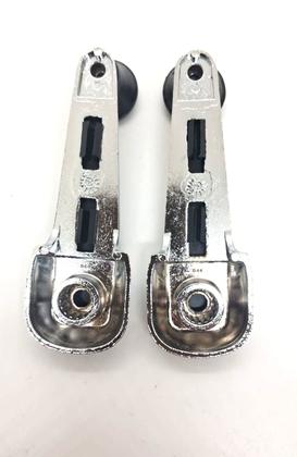 Imagem de Par Manivelas do Vidro Cromada Metal Fusca / Variant