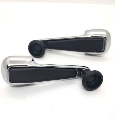 Imagem de Par Manivelas do Vidro Cromada Metal Fusca / Variant