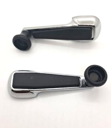 Imagem de Par Manivelas do Vidro Cromada Metal Fusca / Variant