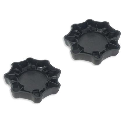 Imagem de Par Manopla Banco Grafite Vw SpaceFox 03 04 05 06 07 08 2009