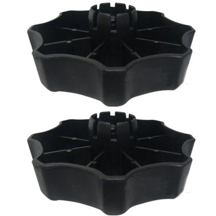 Imagem de Par Manopla Banco Sem Tampa Preto GM Corsa 1994 95 96 97 98 1999