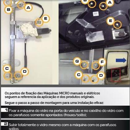 Imagem de Par Maquina Vidro Eletrico Dianteira Atego Axor Actros 1938S Sem Motor Fixacao Original Bosch