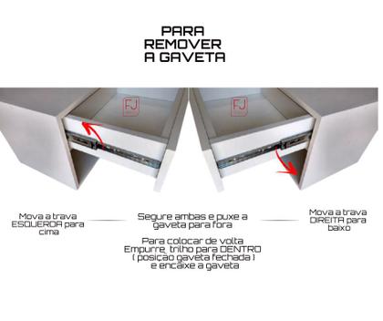 Imagem de PAR MESA CABECEIRA MDF 30cm COM GAVETA TELESCÓPICA 2C1G30