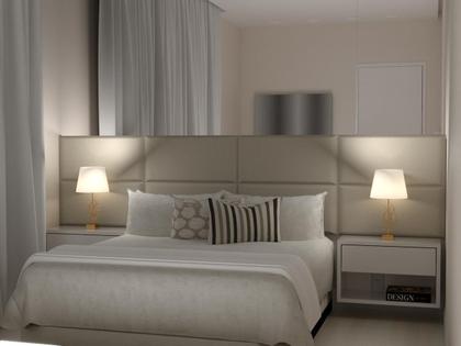 Imagem de PAR MESA CABECEIRA MDF 40cm COM GAVETA