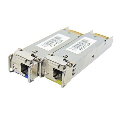 Imagem de Par Modulos Sfp Gbic Mikrotik S-3553lc20d-1.25g 20km