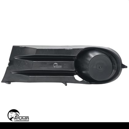 Imagem de Par Moldura Grade Milha Gol G5 2008 2009 2010 2011 2012 Aro Cromado Sem Furo