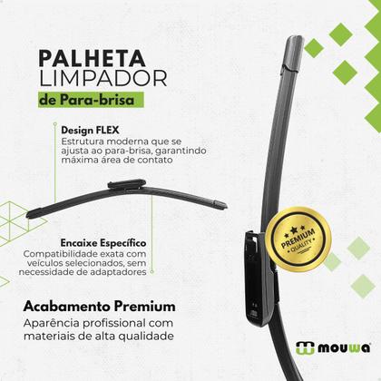 Imagem de Par Palheta Dianteira Flex Específica Original Mouwa MF2416 Fiat Pulse após 2023