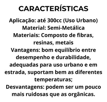 Imagem de Par pastilha de freio dianteiro fazer 150 2016 neo 125 ubs 2019 ybr 150 factor 2016