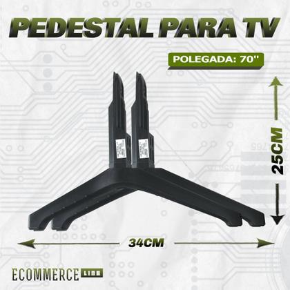 Imagem de Par Pedestal P/ TV UN70TU7020 UN70TU7020G
