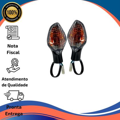 Imagem de Par Pisca Seta Com Lâmpada Traseiro LD e LE NC 750 2015 2016 2017 2018 2019 2020 2021 2022 2023