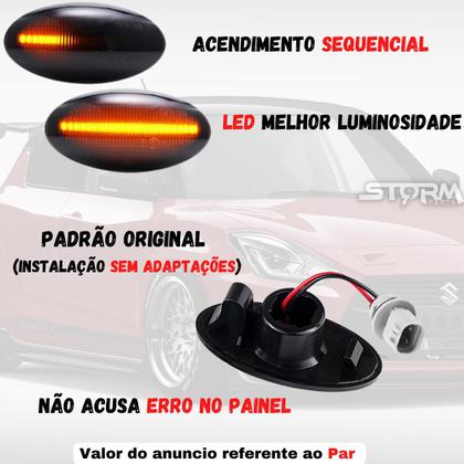 Imagem de Par Pisca Seta Suzuki Grand Vitara ano 2008 A 2016 Sinal Premium 4sport 2.0 4wd Limited Edition Special repetidor 2015 2014 2013 2012 2011 2010 2009