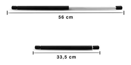 Imagem de Par Pistão Amortecedor Porta Malas Astra Hatch 1998 A 2012
