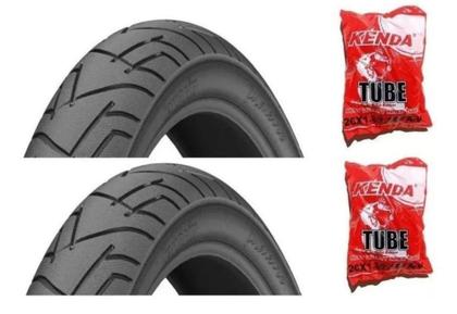 Imagem de Par Pneu Bike Praieiro Levorin Aro 26x1.95 + 2 Camaras Kenda