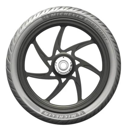 Imagem de Par Pneus Michelin 80/100-18 + 90/90-18 Pilot Street 2