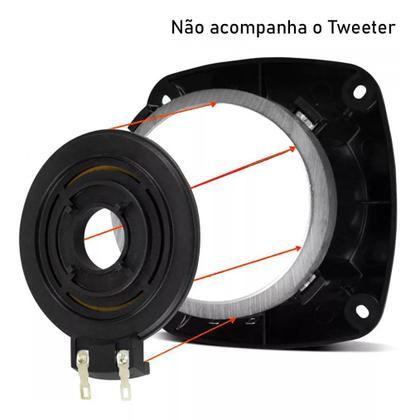 Imagem de Par Reparo Tweeter Compatível Hinor Hi-300 Hi-320